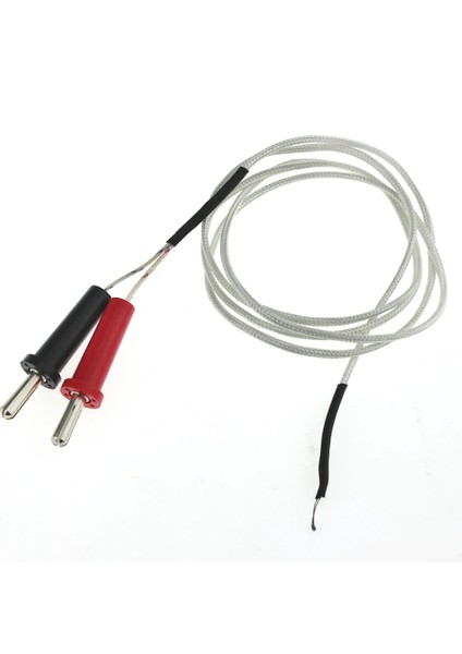 2 Adet K Tipi Termokupl Sensörü Dijital Prob Test Cihazı 100 cm 1 M Tel Sıcaklık Ölçüm 1.4 cm Arayüzü Sıcaklık Sensörü (Yurt Dışından)