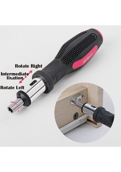C 1/4 (6.35MM) Cırcır Tornavida Bit Tutucu Kolu Çok Fonksiyonlu Tornavida Soket Sürücü Oluklu Hex Torx Phillips Bit (Yurt Dışından) fırsatları
