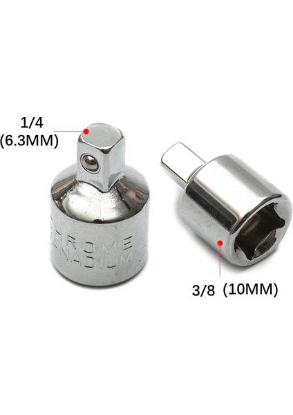 3 8 1 4 1/4 "3/8" 1/2 "dişi - Erkek Sürücü Soket Anahtarı Dönüştürücü Anahtarı Adaptör Parçası Yüksek Kaliteli Çelik Soket Adaptörü Uygun (Yurt Dışından)