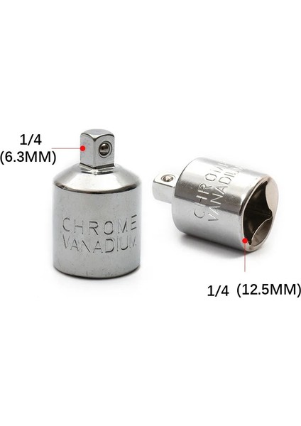 3 8 1 4 1/4 "3/8" 1/2 "dişi - Erkek Sürücü Soket Anahtarı Dönüştürücü Anahtarı Adaptör Parçası Yüksek Kaliteli Çelik Soket Adaptörü Uygun (Yurt Dışından)