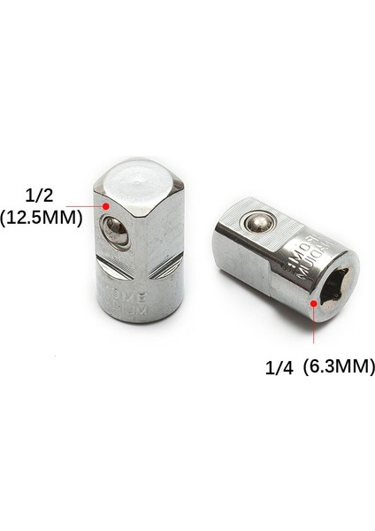 3 8 1 4 1/4 "3/8" 1/2 "dişi - Erkek Sürücü Soket Anahtarı Dönüştürücü Anahtarı Adaptör Parçası Yüksek Kaliteli Çelik Soket Adaptörü Uygun (Yurt Dışından)