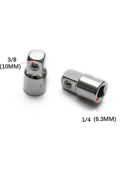 3 8 1 4 1/4 "3/8" 1/2 "dişi - Erkek Sürücü Soket Anahtarı Dönüştürücü Anahtarı Adaptör Parçası Yüksek Kaliteli Çelik Soket Adaptörü Uygun (Yurt Dışından)