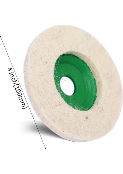 4 Inç 100MM 2 Adet 4 Inç 100MM Yün Parlatma Çarkı Parlatma Pedleri Açılı Taşlama Keçe Parlatma Pedi Disk Metal Mermer Cam Seramik Için 1 Adet (Yurt Dışından) modelleri