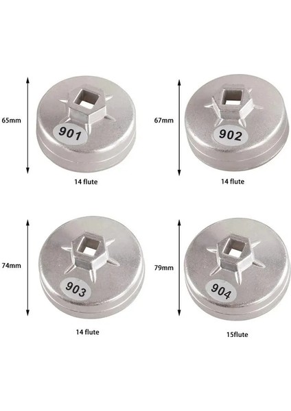 904 1 Adet Anahtarı Otomatik Takım Tahrik 901 902 903 904 Kapak Lokma Anahtarı Tahrik Yağ Filtresi Sökme Araçları Makine Filtre Anahtarı El Aleti (Yurt Dışından)