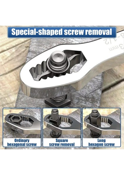 145MM 3-17MM 3.5mm 3-17/8-22MM Evrensel Torx Anahtarı Kendinden Sıkma Ayarlanabilir Gözlük Anahtarı Kurulu Çift Kafalı Torx Anahtarı El Aletleri Ev Için (Yurt Dışından) indirimleri