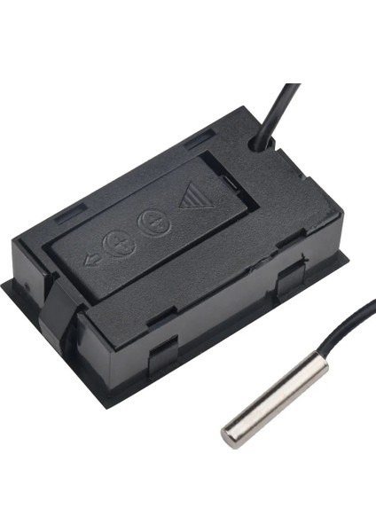 Fy-11 Siyah Mini Dijital LCD Kapalı Sıcaklık Nem Sensörü Nem Ölçer Termometre Higrometre Ölçer Balık Tankı Araba Aksesuarları (Yurt Dışından)