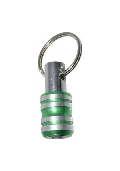 LS07-GREEN-1PCS 1/4 Inç Hex Shank Tornavida Uçları Tutucu Uzatma Çubuğu Matkap Vida Adaptörü Hızlı Bırakma Anahtarlık Kolay Değişim (Yurt Dışından)