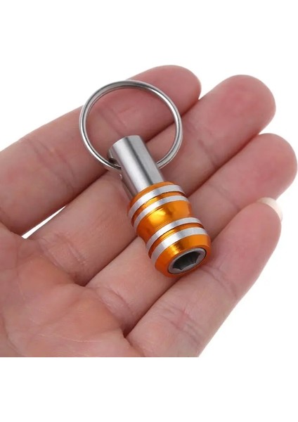 LS07-GREEN-1PCS 1/4 Inç Hex Shank Tornavida Uçları Tutucu Uzatma Çubuğu Matkap Vida Adaptörü Hızlı Bırakma Anahtarlık Kolay Değişim (Yurt Dışından)