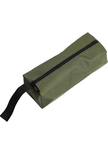 Ordu Yeşili 30X10X10CM 1 Adet El Alet Çantası Küçük Vidalar Çiviler Matkap Ucu Metal Parçalar Alet Çantası Su Geçirmez Kanvas Alet Çantası Organizatör Kanvas Alet Çantası (Yurt Dışından)