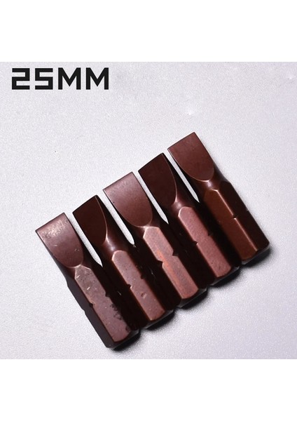 Sl4-5 Adet 5 Adet 25MM Oluklu Sl1.5-Sl7 Tornavida Ucu Seti 1/4 "hex Shank Manyetik Tornavida Uçları Elektrikli El Aletleri Için Kaymaz Matkap Ucu (Yurt Dışından) fiyatları