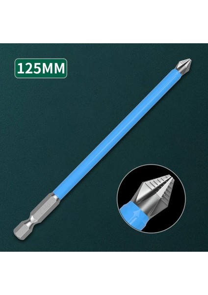 125MM 50/65/90/150MM Ph2 Çapraz Bit Matkap Kafası Tornavida Uçları El Aletleri Kaymaz Elektrikli Hex Shank Manyetik Tornavida Matkap Ucu (Yurt Dışından)