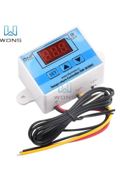 Su Geçirmez Prob 12V 24V 220V 110V 10A W3002 Dijital LED Sıcaklık Kontrol Cihazı Termostat Kontrol Anahtarı Termoregülatör Sensör Metre Probu ile (Yurt Dışından) fırsatları