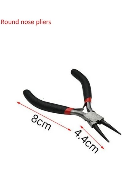 D 4.5/5 Inç Uzun Kargaburun Mini Araçları Hafif Çok Fonksiyonlu Ağırlık Takı Yapımı Yuvarlak Düz Uzun Burun Bükülmüş Kargaburun (Yurt Dışından)