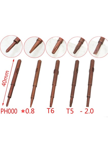 Kırmızı 5 In 1 Hassas Torx Tornavida Seti Cep Telefonu Saat Onarımı Karışık Set Araç Kiti Samsung iPad Htc Cep Telefonu Tablet Pc Onarımı (Yurt Dışından)