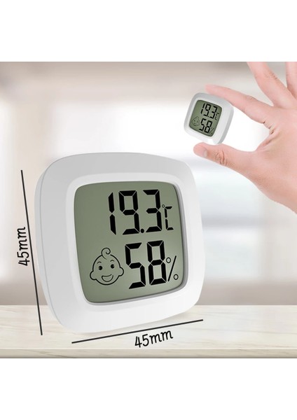 1 Adet Manyetik Mini LCD Dijital Termometre Higrometre Nem Ölçer Kapalı Nem Ölçer Oda Sıcaklık Sensörü Hava Istasyonu (Yurt Dışından) indirimleri