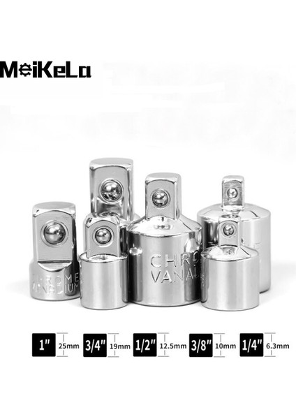 A 1/4" 3/8" 1/2" Cırcır Anahtarı Adaptörü Krom Vanadyum Çelik Kol Adaptörü Sürücü Soket Dönüştürücü Anahtar-Kol Bağlantısı Dönüştürücü (Yurt Dışından)