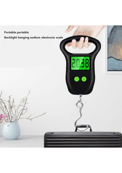 Stylea Taşınabilir 50 kg Asılı Terazi Arkadan Aydınlatmalı Elektronik Balıkçılık Ağırlıkları Cep Dijital Terazi Balıkçılık Bagaj Mutfak Ağırlığı (Yurt Dışından) fırsatları