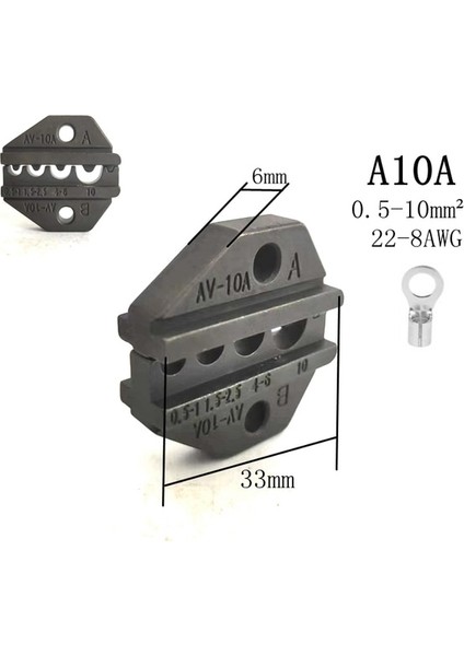 AV10A Kalıp Setleri FSE/HS-A03B/A03C/AV10A/AV101/A10/A16WF/AV103 Sıkma Pensesi Çeneleri Makine Modülleri Fiş Yayı Sıkma Kapağı Terminalleri (Yurt Dışından)