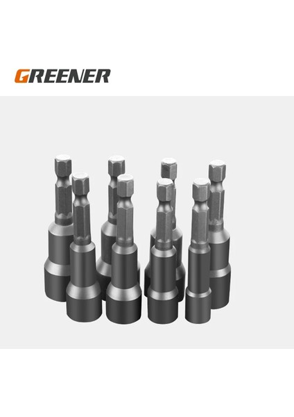 6.35MM x 65 Yeşil Anahtarı 1/4 "vida Metrik Sürücü Aracı Adaptörü Matkap Ucu 6 Ila 19MM Uzatılmış Altıgen Şaft Altıgen Somun Soket El Aletleri (Yurt Dışından) fırsatları