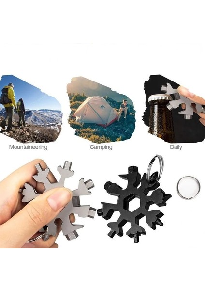 Koyu Mavi Edc Çok Fonksiyonlu Paslanmaz Çelik 18-In-1 Evrensel Tork Kar Tanesi Anahtarı Taşınabilir Kar Anahtarı Tornavida Ev Onarım Aracı (Yurt Dışından) indirimleri