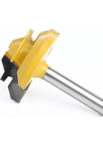 6.35X34.9 1 Adet 6.35MM 8mm Sap 45 Derece Kilit Gönye Yönlendirici Bit Zıvana Freze Kesicisi Ağaç Işleme Aleti Ahşap Araçları Için Karbür Alaşım (Yurt Dışından) fırsatları