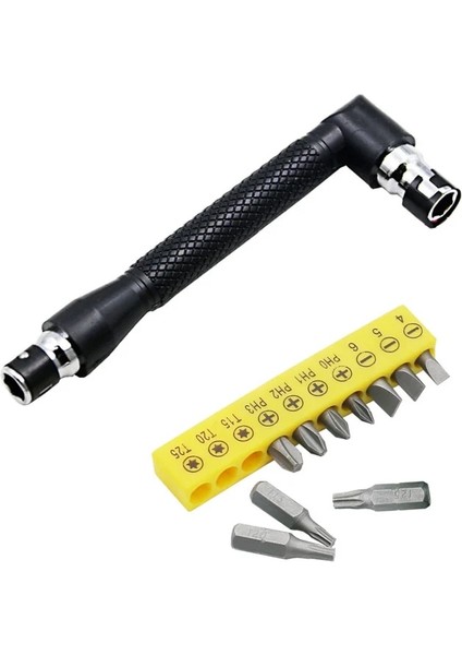 L Anahtarı Soket Tornavida Seti L Şeklinde Açı Kafa Ikiz Anahtar Sürücü Seti Düz Phillips Torx Tornavida El Onarım Alet Takımı (Yurt Dışından) modelleri