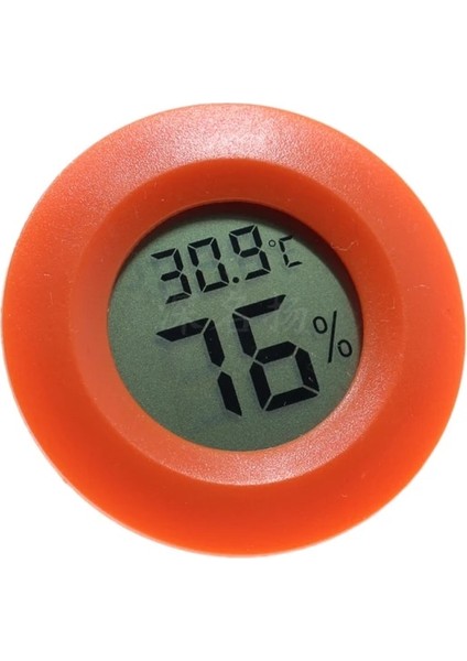 Kırmızı Mini Kapalı Termometre Dijital LCD Sıcaklık Sensörü Nem Ölçer Termometre Oda Higrometre Ölçer Hava Istasyonu (Yurt Dışından)