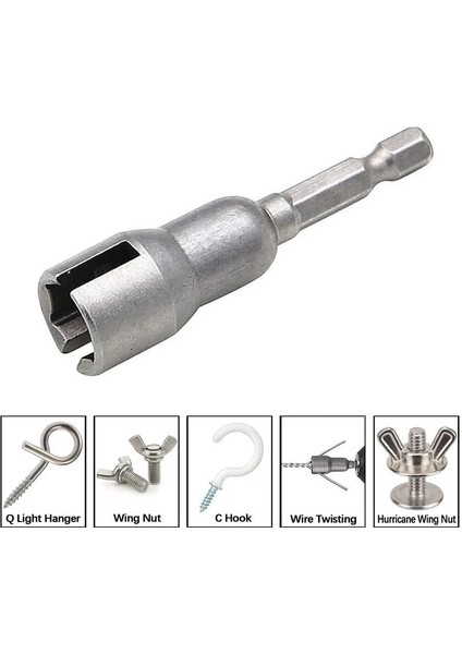 1 Adet 2 Adet Kelebek Cıvata Lokma Anahtar 6.35MM Hex Shank Soket Adaptör Somunu Güç Aracı Için Oluklu Elektrikli Tornavida Kol (Yurt Dışından) fiyatları