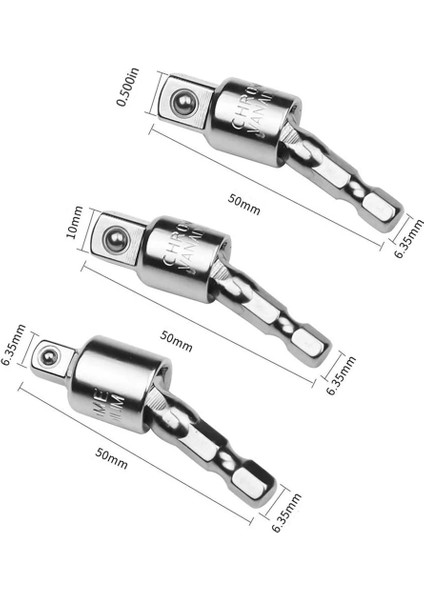 B 1/2 "1/4" 3/8 "elektrikli Matkap Soket Adaptörü Darbeli Matkap Için Altıgen Anahtar Soket Dönüşüm Açısı Matkap Kafası Matkap Dönüştürücü Aracı (Yurt Dışından)