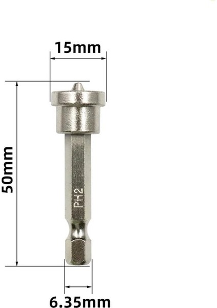 1 Adet 50MM 25/50MM Manyetik Konumlandırma Tornavida Uçları 1/4 Inç Ağaç Işleme Vidası Altıgen Sap Konumlandırma Bit Toplu Kafa Araçları Alçıpan (Yurt Dışından)