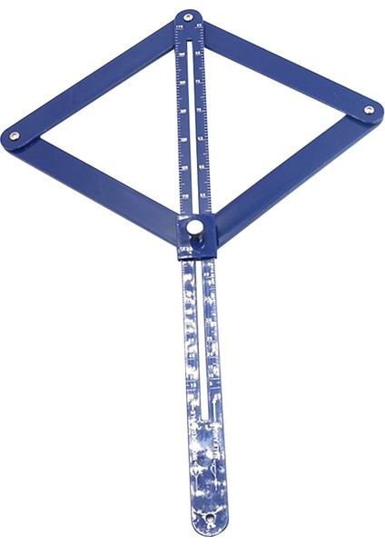 Dıy Çok Açılı Köşe Açı Bulucu Iletki Ağaç Işleme Modeli Kiremit Ahşap Cetvel (Yurt Dışından)