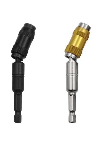 2 Adet D 1/4 "altıgen Manyetik Halka Tornavida Uçları Hızlı Değişim Sürücü Kılavuzu Matkap Uzatma Çubuğu El Aletleri Dar Alanlar Için Matkap Ucu (Yurt Dışından)