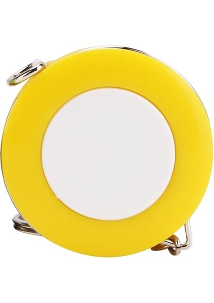 Sarı Taşınabilir 1.5 M Geri Çekilebilir Cetvel Santimetre/inç Mezura Mini Cetvel Anahtarlık ile Renkli Sevimli Tasarım Seyahat Kampı Için Harika (Yurt Dışından)