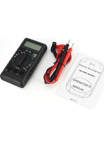 Çok Fonksiyonlu DT-182 Dijital Mini Multimetre Dc/ac Gerilim Akım Ölçer El Cep Voltmetre Ampermetre Diyot Triode Test Cihazı (Yurt Dışından)
