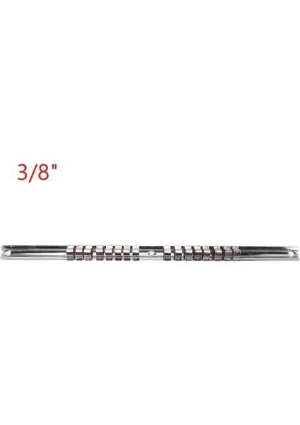 3 8 Paslanmaz Çelik Soket Raf Tutucu 1/4 3/8 1/2 Inç 16 Klipsli Ray Alet Düzenleyici Depolama Ev Endüstriyel Garaj (Yurt Dışından)