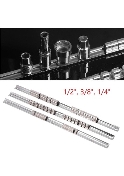 3 8 Paslanmaz Çelik Soket Raf Tutucu 1/4 3/8 1/2 Inç 16 Klipsli Ray Alet Düzenleyici Depolama Ev Endüstriyel Garaj (Yurt Dışından) fiyatları