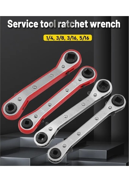 C-138X8MM Cırcır Anahtarı 5/16 Anahtar Soğutma Ayarlanabilir Klima Servis Anahtarı 4 Farklı Ebat - 1/4 x 3/16 x 3/8 Kare (Yurt Dışından) fiyatları