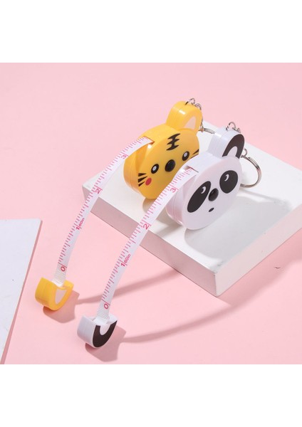 Stil 9 100CM Sevimli Geri Çekilebilir Mezura Kawaii Hayvan Rulo Otomatik Dikiş Mezura Cetvel Ölçüm Bandı Anahtarlık Ev (Yurt Dışından) fiyatları
