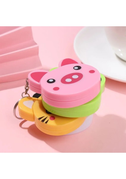 Stil 9 100CM Sevimli Geri Çekilebilir Mezura Kawaii Hayvan Rulo Otomatik Dikiş Mezura Cetvel Ölçüm Bandı Anahtarlık Ev (Yurt Dışından) modelleri