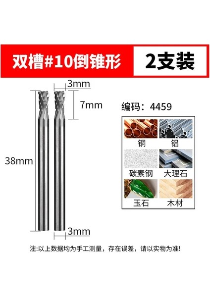 Xzz3 4459 Tungsten Çelik Taşlama Kafası 3 mm Tungsten Karbür Çapak Setleri Mini Matkap Elmas Burs Malzeme Tungstenio Dremel Aksesuarları Cnc (Yurt Dışından)