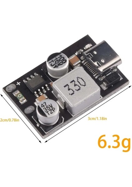 Kahverengi Tip C 20W Hızlı Şarj Modülü Pd3.0 Pps Qc3.0 Scp Şarj 5V 3.5A/9V 2.2A/12V 1.65A Aşırı Akım Kısa Devre Koruma Kartı (Yurt Dışından)