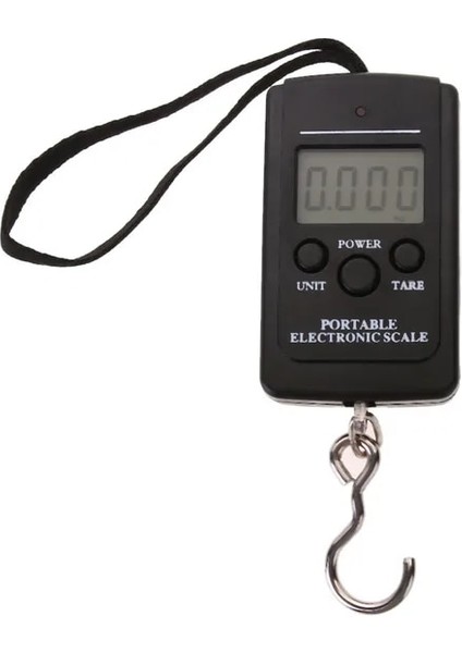 Stil 2 50KG/5G LCD Dijital Ekran Arka Işık Taşınabilir Asılı Kanca Ölçeği Çift Doğruluk Balıkçılık Seyahat Mini Elektronik Tartı (Yurt Dışından)