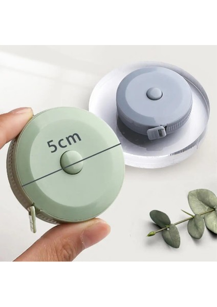 Beyaz Mini Mezura Ev Öğrenci Taşınabilir Metre Cetvel Yumuşak Mezura Ölçümü Bacak Bel ve Göğüs Cetvel Esnek Cetvel (Yurt Dışından)