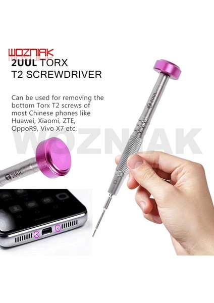 Y0.6 2uul Hassas Onarım Cıvata Sürücüsü iPhone Android Cep Telefonu Ana Kurulu LCD Ekran Sökme Savaş Tornavida Seti Aracı (Yurt Dışından)