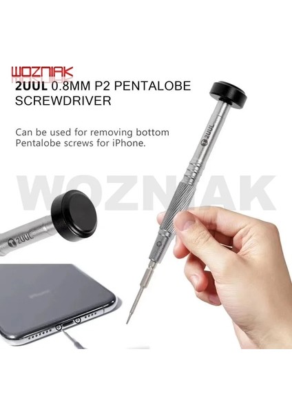 Y0.6 2uul Hassas Onarım Cıvata Sürücüsü iPhone Android Cep Telefonu Ana Kurulu LCD Ekran Sökme Savaş Tornavida Seti Aracı (Yurt Dışından)