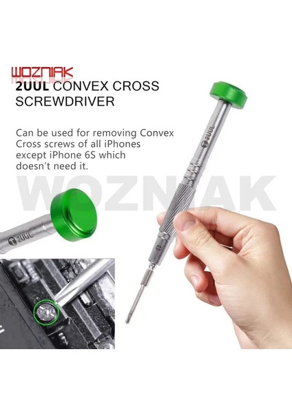 Y0.6 2uul Hassas Onarım Cıvata Sürücüsü iPhone Android Cep Telefonu Ana Kurulu LCD Ekran Sökme Savaş Tornavida Seti Aracı (Yurt Dışından)