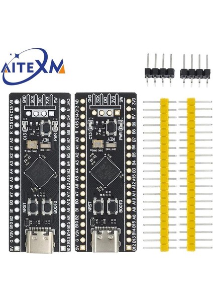 St-Lınk V2 STM32F401 STM32F411 Geliştirme Kartı STM32F401CCU6/CDU6 STM32F411CEU6 STM32F4 Öğrenme Kartı 84MHZ 64KB Ram 256KB St-Lınk V2 (Yurt Dışından)