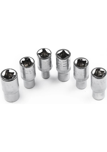 6 Adet 1/4 Inç Sürücü Prizler Bit Dişi Soket Somun Seti Altıgen Erik Soket Spinner E E4 E5 E6 E7 E8 E10 El Onarım Alet Takımı (Yurt Dışından) fiyatları