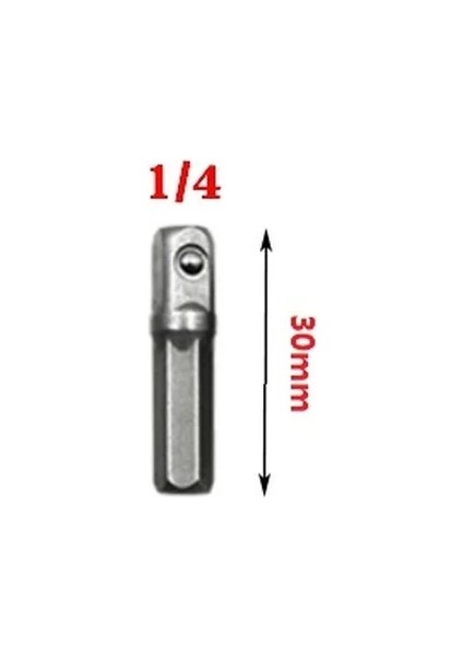 A7 Krom Vanadyum Çelik Soket Adaptörü Hex Shank 1/4 "3/8" 1/2 "uzatma Matkap Uçları Bar Hex Bit Seti Elektrikli Matkap Elektrikli El Aletleri (Yurt Dışından)