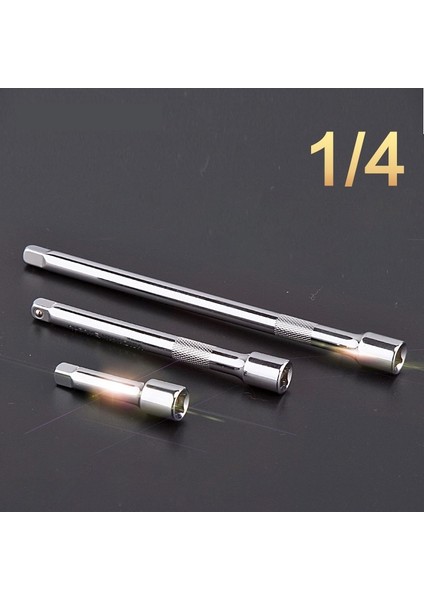 Yumuşak Biyel Soket Cırcır Anahtarı Uzatma Çubuğu 1/4 "50/100/150/250MM Cırcır Anahtarı Soket Genişletici El Ayarı El Aletleri (Yurt Dışından) modelleri